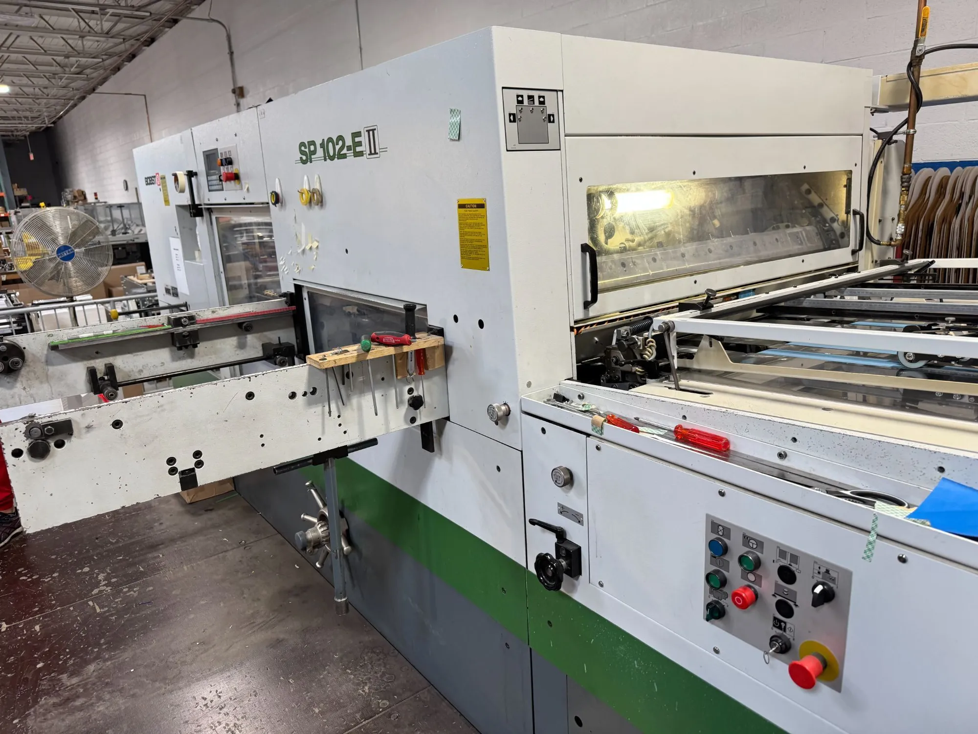USED 2000 BOBST SP 102 E Die Cutter