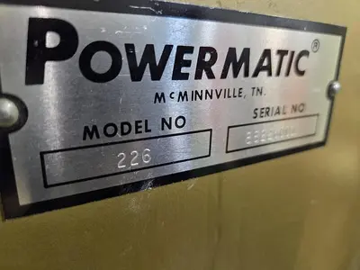USED POWERMATIC / HOUDAILLE 226