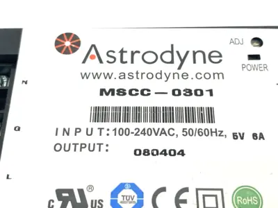 Used Astrodyne Chassis Mount Ultraminiature Switching Power Supply AC/DC Power Supplies Michigan US | Maverick Industrial Sales #1392586
