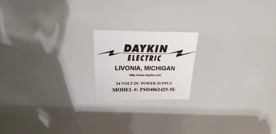 Daykin PSD4862425-5E 24v DC Power Supply