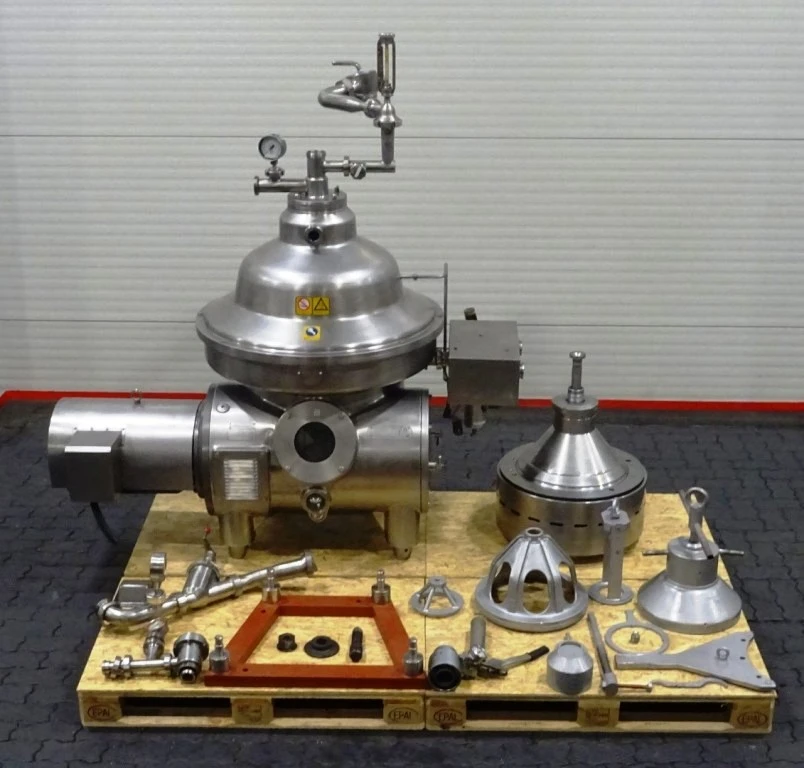 Westfalia MSD 130-01-076 warm milk separator, 316 SS.