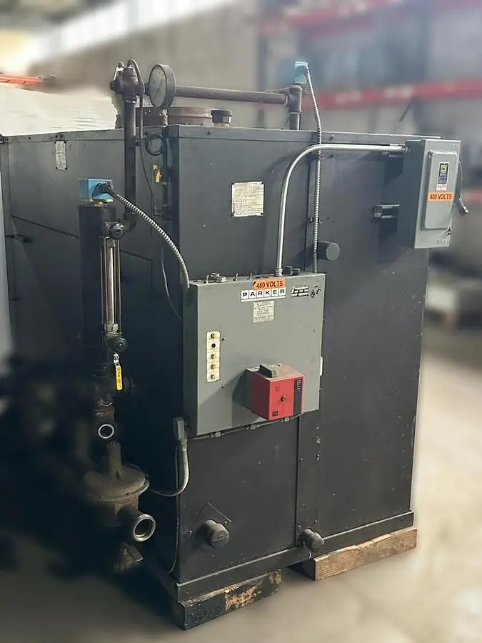 50 HP Parker Industrial Steam Boiler – 1988 Model 100 PSI