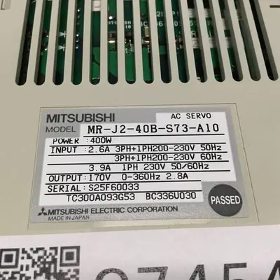 USED MITSUBISHI MR-J2-40B-S73-A10
