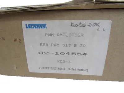 NEW VICKERS EEA-PAM-513-B-30 AMPLIFIER CARD EEAPAM513B30