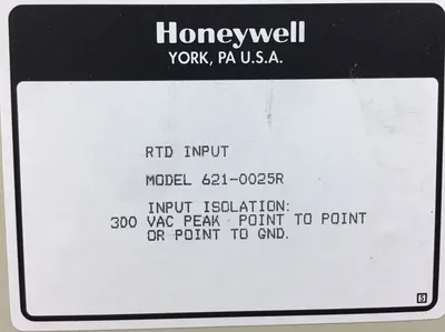 Honeywell 621-0025R RTD Input PLC Module VR 1.1 3C-3