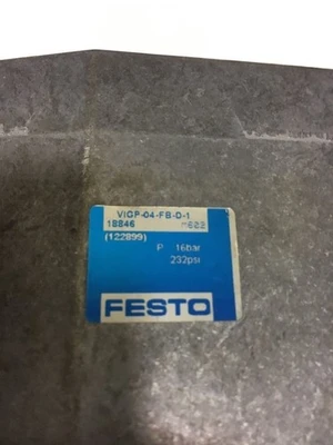 Used Festo VIGP-04-FB-D-1 Valves/Fittings Indiana US | J&J Industrial Supply #513556