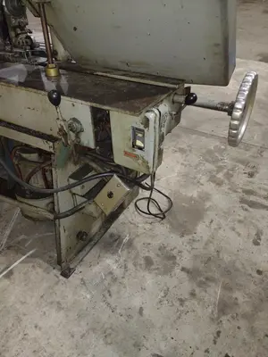 22" X 32" W.F. WELLS HORIZONTAL BANDSAW. STOCK #0133025