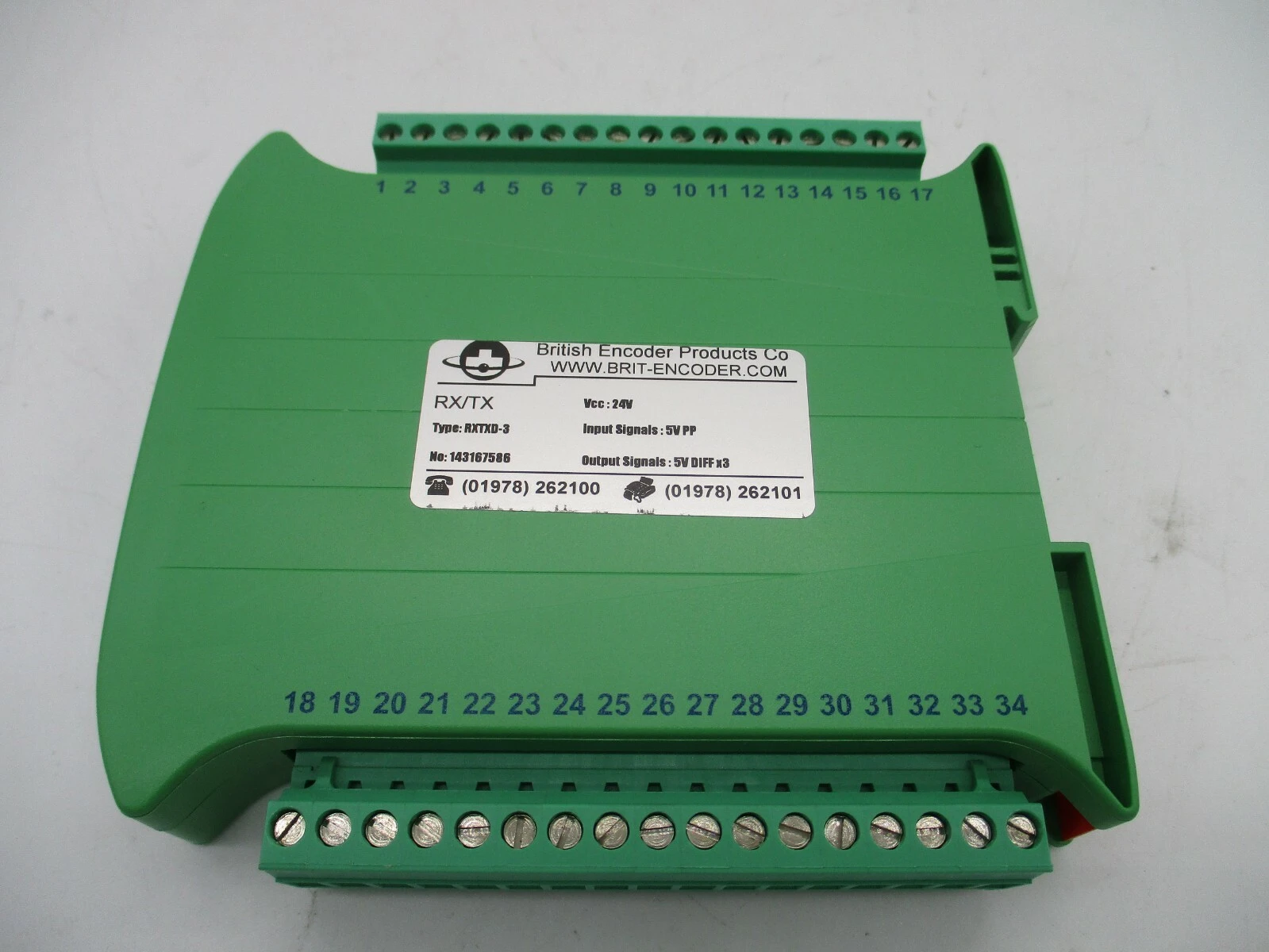 NEW British Encoder Products Co British Encoder Products Co RXTXD-3
