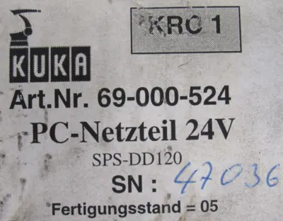 NEW FRED SPS-DD120 SWITCHING POWER SUPPLY 24VDC 69-000-524 SPSDD120