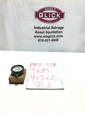 Marsh 1000PSI Instrument Pressure Gauge  (Lot of 2)