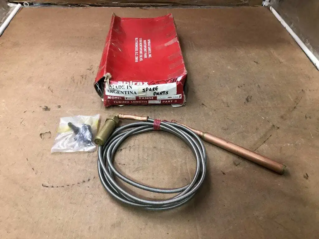 Spirax Sarco T7 8ft Copper Temperature Pilot / Probe 120-180°F -NIB