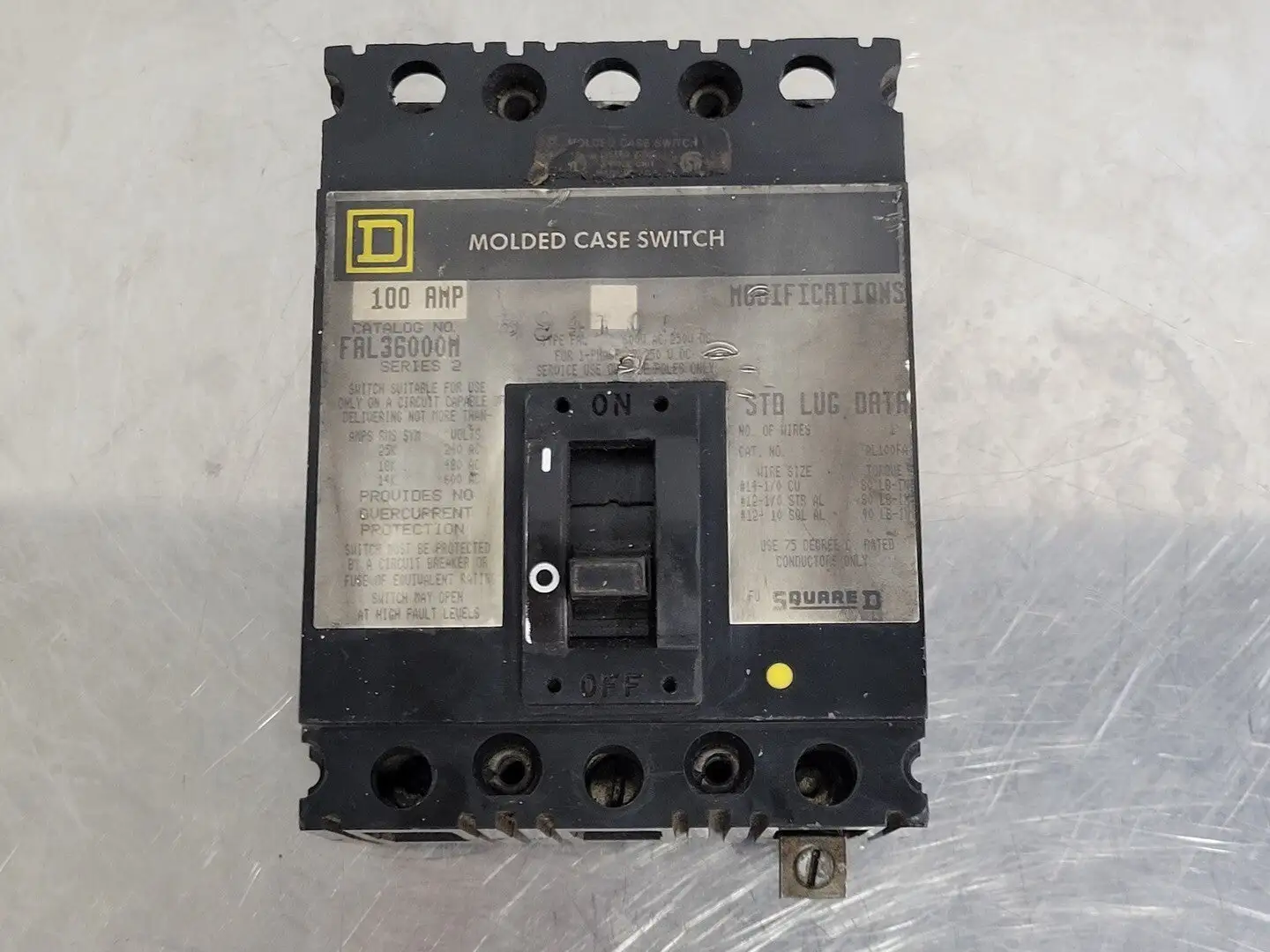 USED SQUARE D FAL36000M