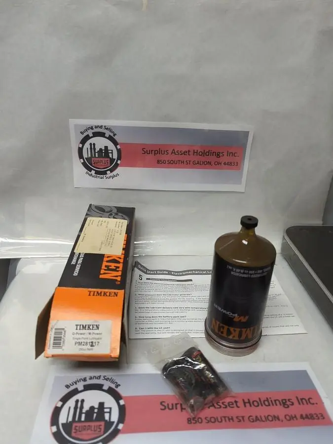 New | in-Stock TIMKEN PM281217 Air Compressor Parts Ohio US | Surplus Asset Holdings #1233886