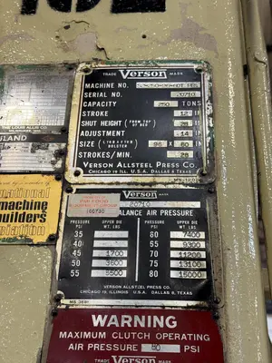 USED VERSON S2-250-96-60