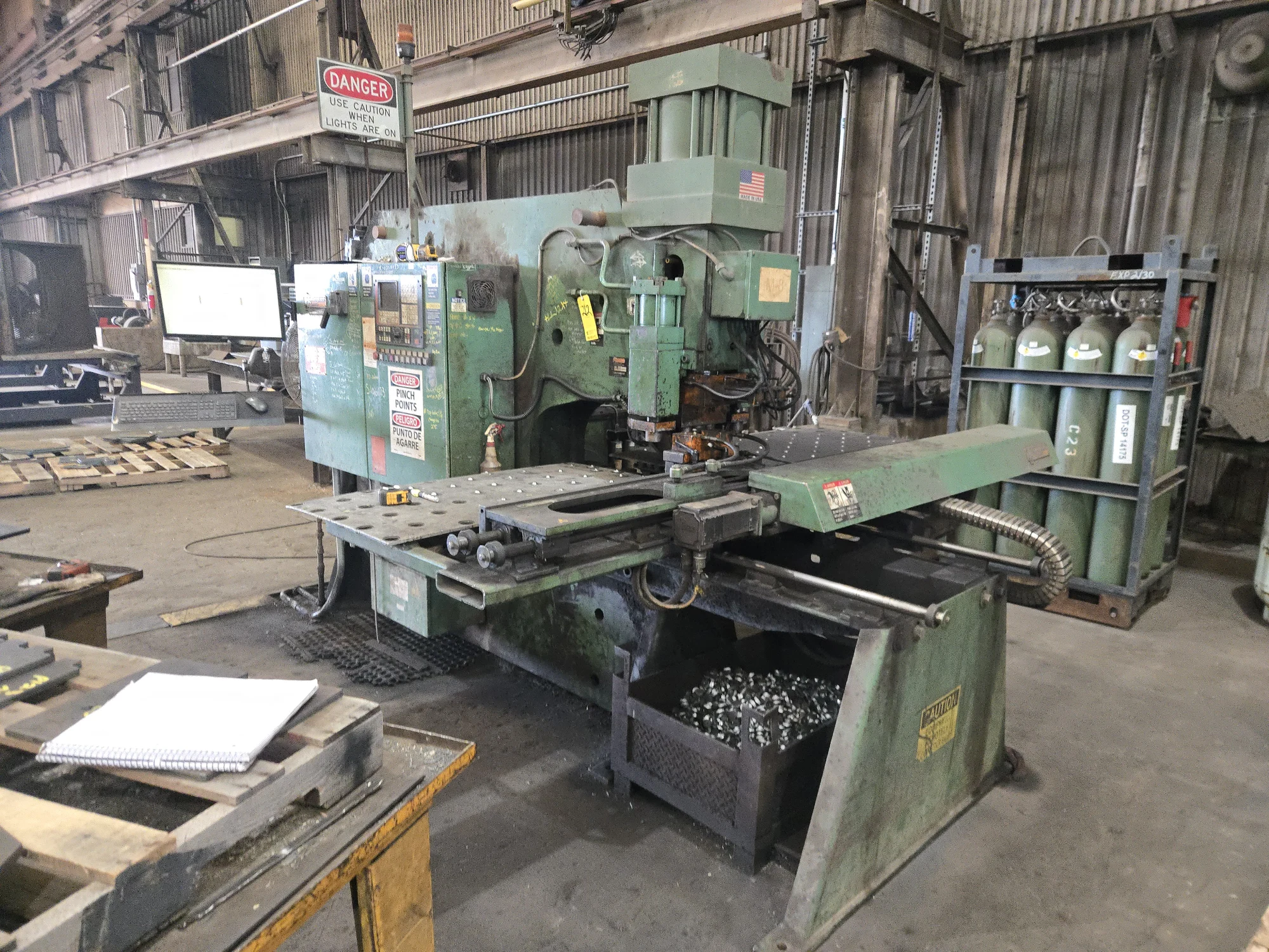 Peddinghaus F-1170-B Plate Duplicator CNC Punch; 170 Ton