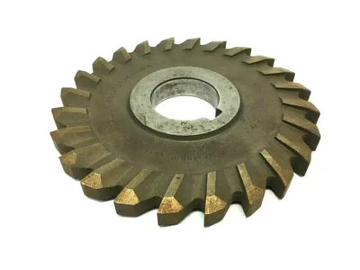 National Twist Drill & Tool 4" x 1" Shank Side Milling Cutter Blade, LOT OF 2 - Used