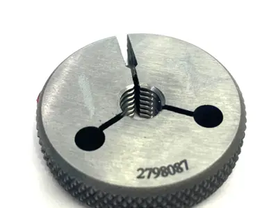 USED VERMONT GAGE THREADED RING GAUGE M8X1.25-6G NOGO PD 7.042
