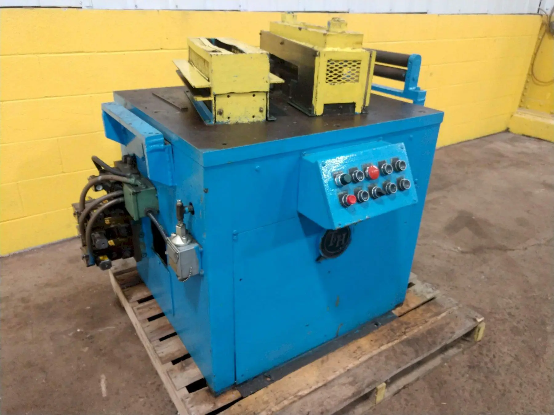 12" TUREK & HELLER HYDRAULIC SHEAR & CLAMP MACHINE: STOCK #10633