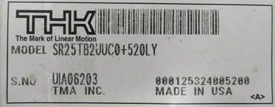 NEW THK SR25TB2UUC0+520LY LINEAR GUIDE SR25TB2UUC0520LY