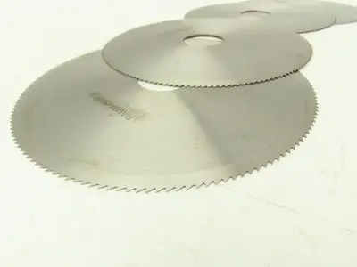 Metso RAUZ445349 D1 Blades Right Handed Beveled One Side 6-1/4" OD Lot of 4