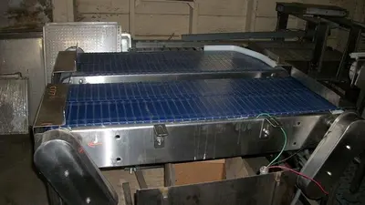 Conveyor, Belt, 7.5" x 4', Plastic, 2-Line, 1/2 Hp, (2) #C741445