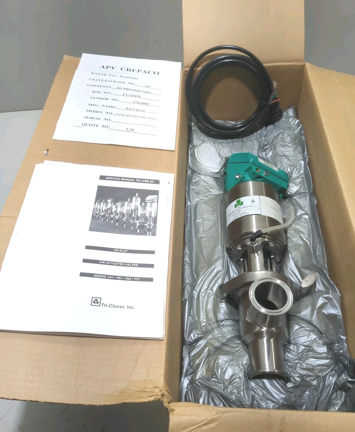 New | in-Stock Alfa Laval 761TR-30M-29S-2-316L-34-4-3 Valves/Fittings Indiana US | J&J Industrial Supply #1493384