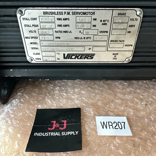 Used Vickers 1-604-0245 Servo Motors | J&J Industrial Supply #500020