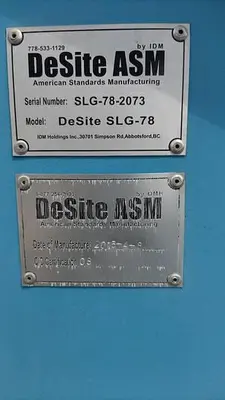 USED 2015 DESITE ASM SLG-78
