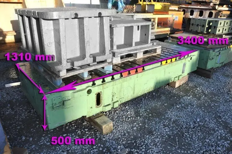 Used T-SLOT TABLE 3400 X 1310 X 500 MM Tables, Floor & Layout Plates BE | Apt International N.V #366569
