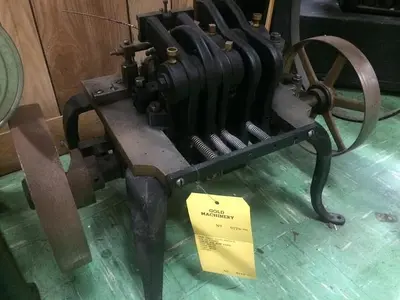 0279-385 RARE ANTIQUE Cable Chain Machine – LINK MAKING, Germany Circa 1890