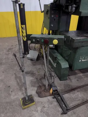 80 TON ROUSSELLE MODEL #8B-48 GAP FRAME PUNCH STAMPING PRESS, 6" STROKE: STOCK #20727
