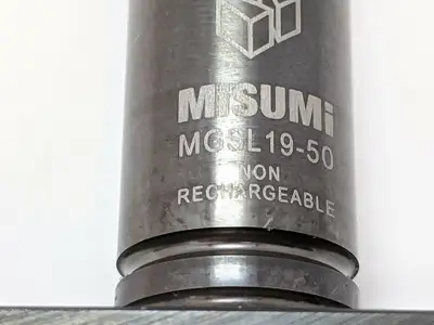 New | in-Stock MISUMI GAS SPRING 50MM STROKE 19MM OD Gas Springs | Maverick Industrial Sales #1109059