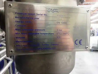 Alfa-Laval BTPX 305 SGD-34 CDEP pilot biotech clarifier skid, 316L SS.