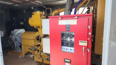 2007 Enclosed CAT C15 Diesel Powered Water Pump Flowserve 5626 GPM 220 Head Ft