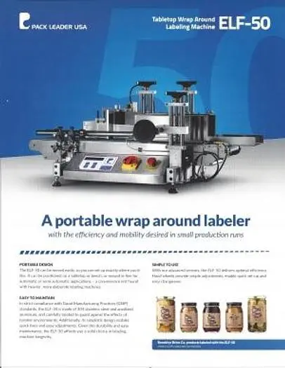 Pack Leader ELF 50 Wrap Labeler
