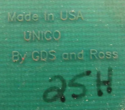USED UNICO 322404 CIRCUIT BOARD 0079-ADMV C0383.J.07