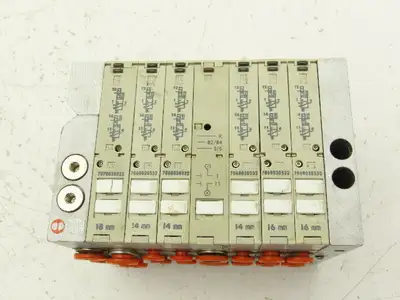Metal Work Pneumatic NSV F8 G8 H8 SES NC Solenoid Valve Island Multimach