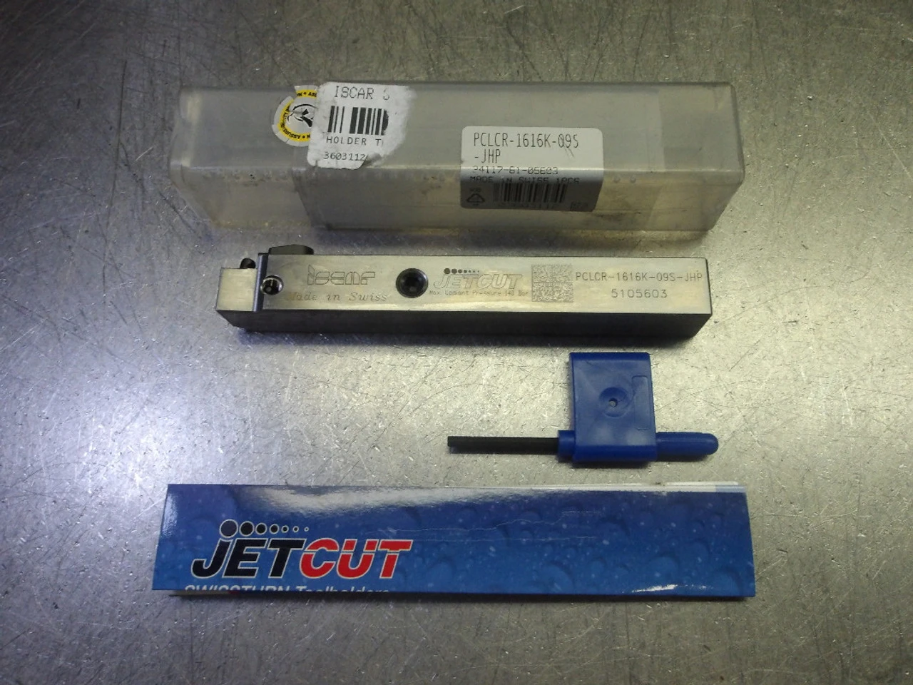Iscar 16mm x 16mm Indexable Lathe Tool Holder 4.9" OAL PCLCR-1616K-09S (LOC1057A)