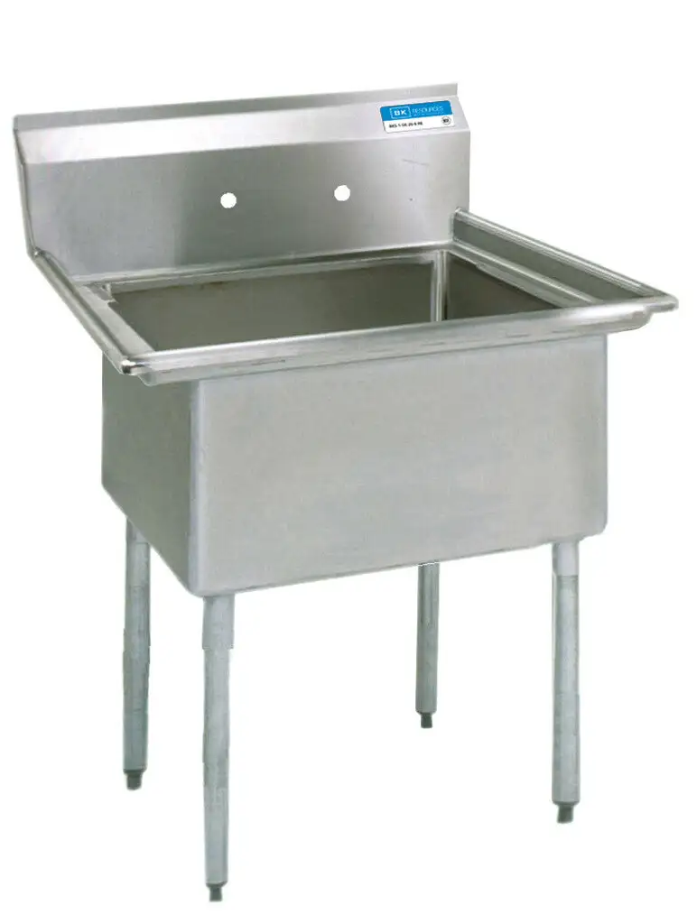 Compass 1 Compartment Sink w/  18" x 18" x 12" D Bowl