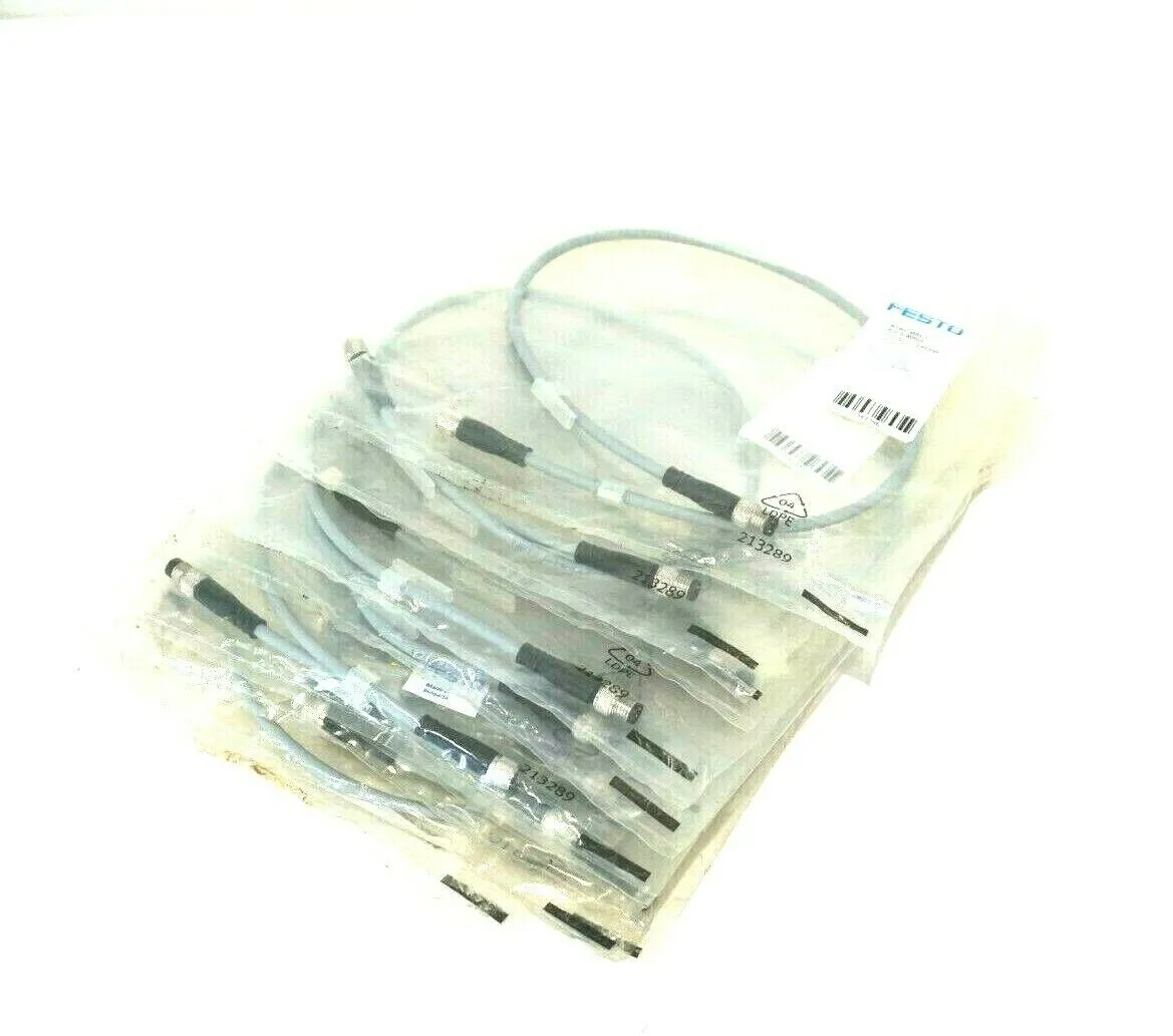 14 NEW FESTO NEBU-M8G3-K-0.5-M8G3 CONNECTING CABLE 541346 NEBUM8G3K05M8G3