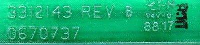 USED MARKEM 0670737 CONTROL BOARD 3312143 REV B