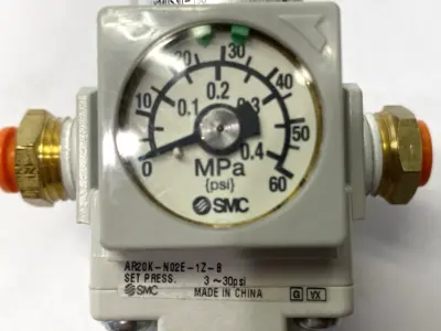 USED SMC PNEUMATIC MODULAR REGULATOR 1/4" NPT