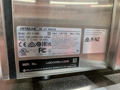 USED HITACHI UX2-D160W