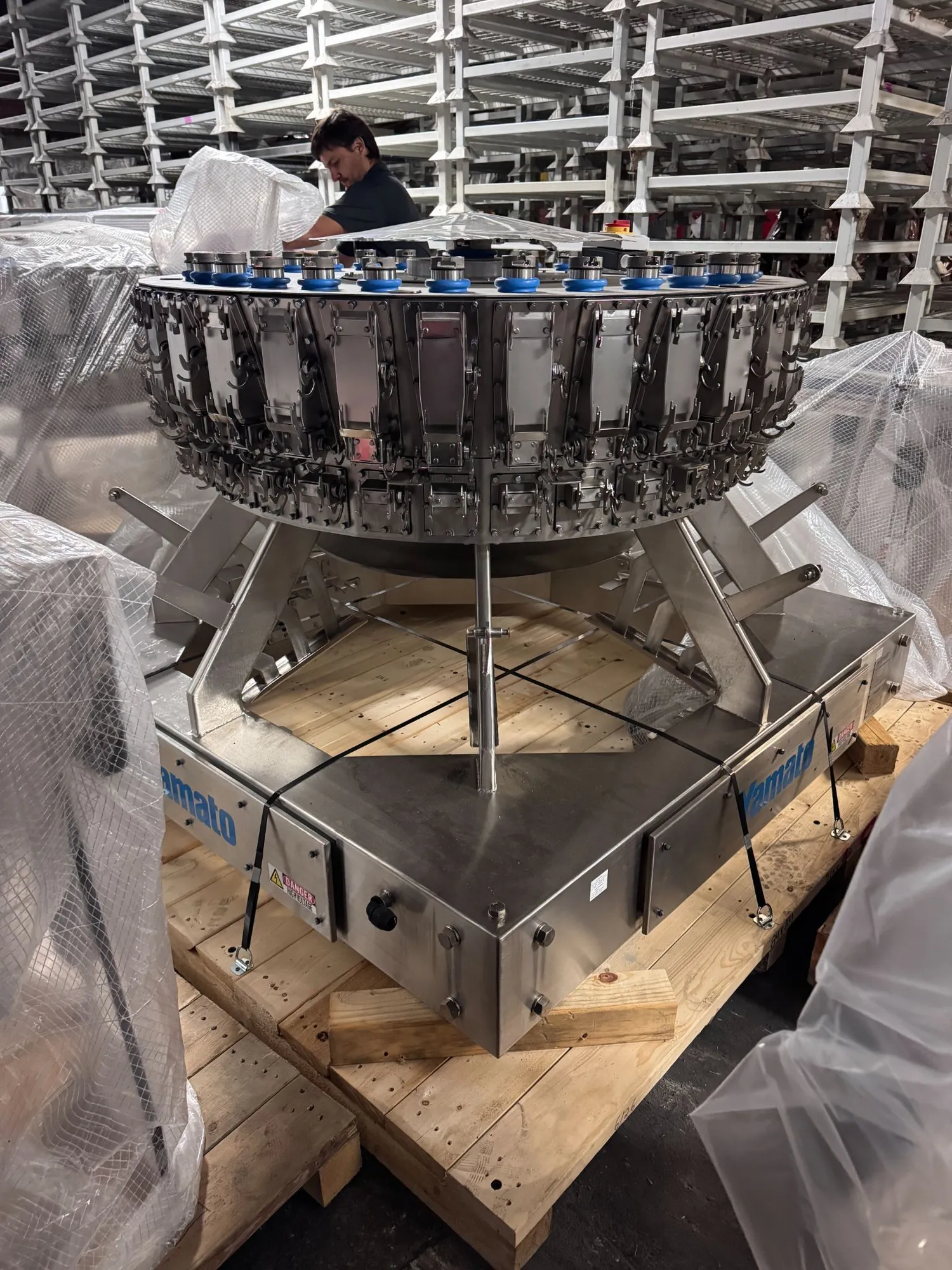 Used 2017 YAMATO ADW-0-0132M Net Weigh Filler Scale Vertical Form & Fill Illinois US | M&M Equipment Corp. #1393756