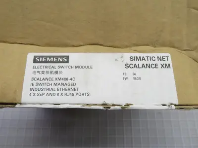 New | in-Stock SIEMENS XM408-4C Network Switches Texas US | Aucto #1308410