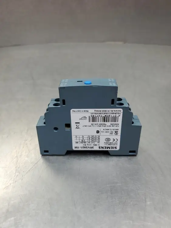 Used Siemens 3RV2921-1M Contactor Switch, 690V Contact Blocks South Carolina US | Palmetto Automation #1161079