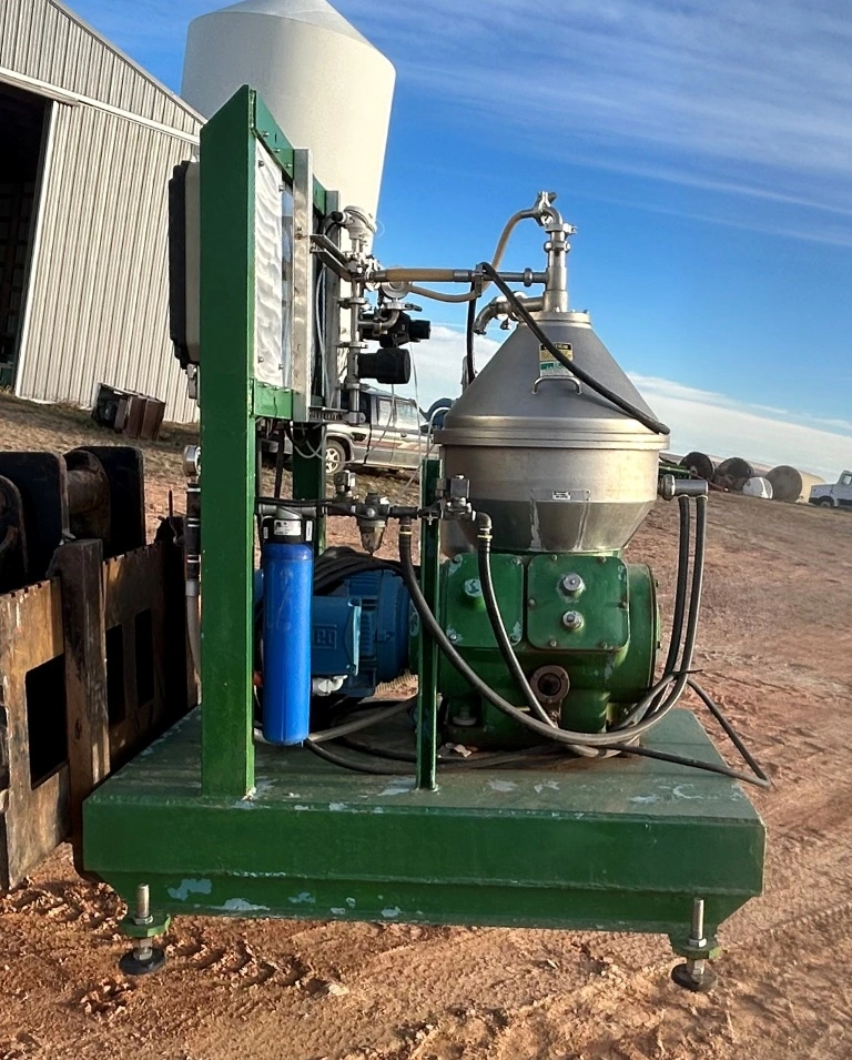 Alfa-Laval CHPX 407 TGP-14CG-60 separator skid, 316SS.