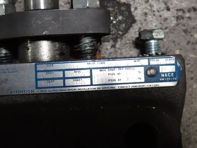Jamesbury 2" Ball Valve