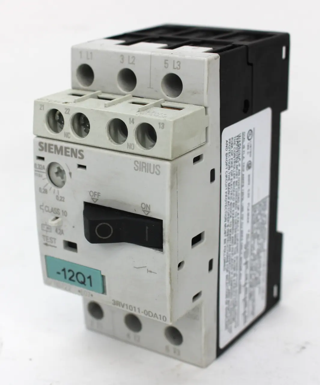 USED SIEMENS 3RV1011-0DA10