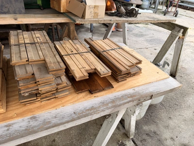 Used OAK PLANK HARDWOOD FLOORING (14) BUNDLES Flooring Equipment Michigan US | Miedema Asset Management Group #1419788